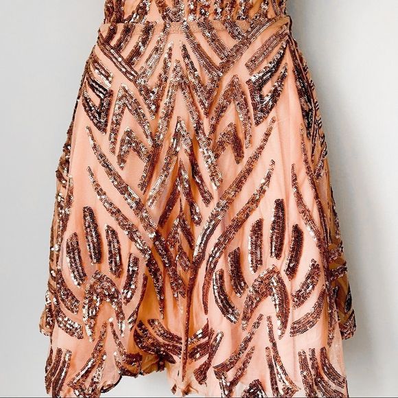 🔸 Beautiful Sparkly Sequin A Line Dress - Picture 3 of 10